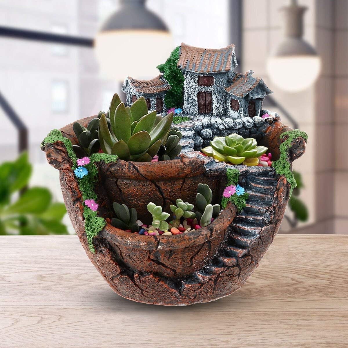 Creative Fairy Garden Flower Pot, Plant Pot, Succulent Plant Flower Pot gallery