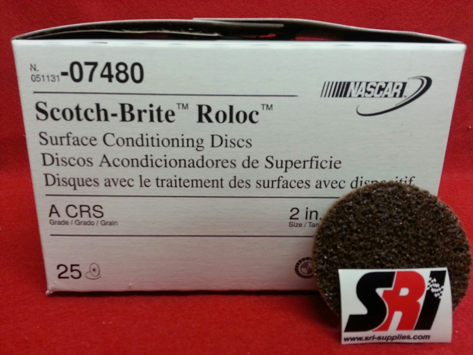 3M Scotch-Brite Roloc Surface Cond. Disc, 2", 07480 CRS gallery