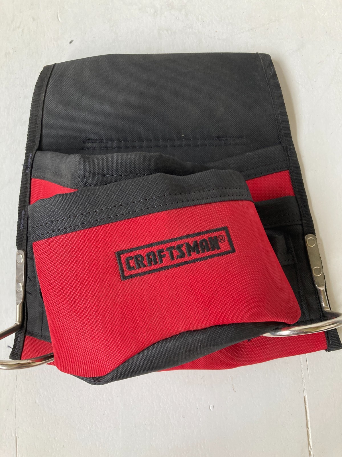 Craftsman Tool Pouch Model 40276 Red/Black Heavy Duty Multi-Pocket Belt Tool Hol gallery