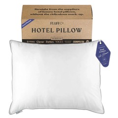 FluffCo Zen Fluff™ Down Standard/Queen Soft Pillow with 600 Fill Duck Down