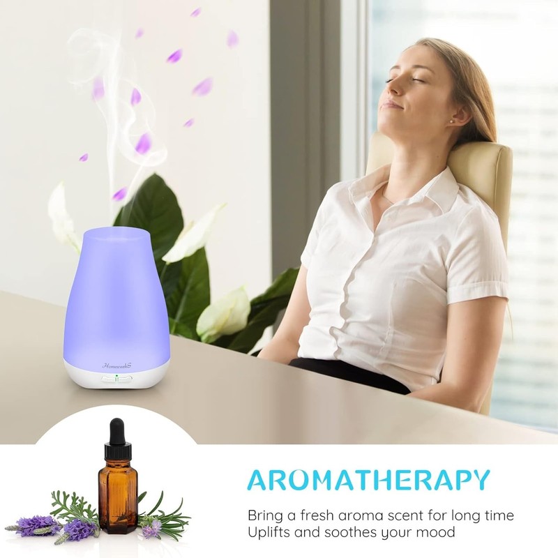 Portable 100ml Aromatherapy Diffuser with LED Lights - Perfect for Home & Travel gallery