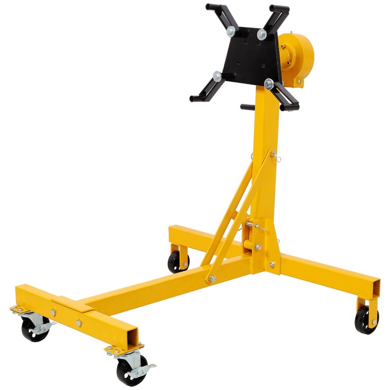 1000lbs Folding Engine Stand Geared Rotating Head 360 Degree Adjustable Mounting gallery