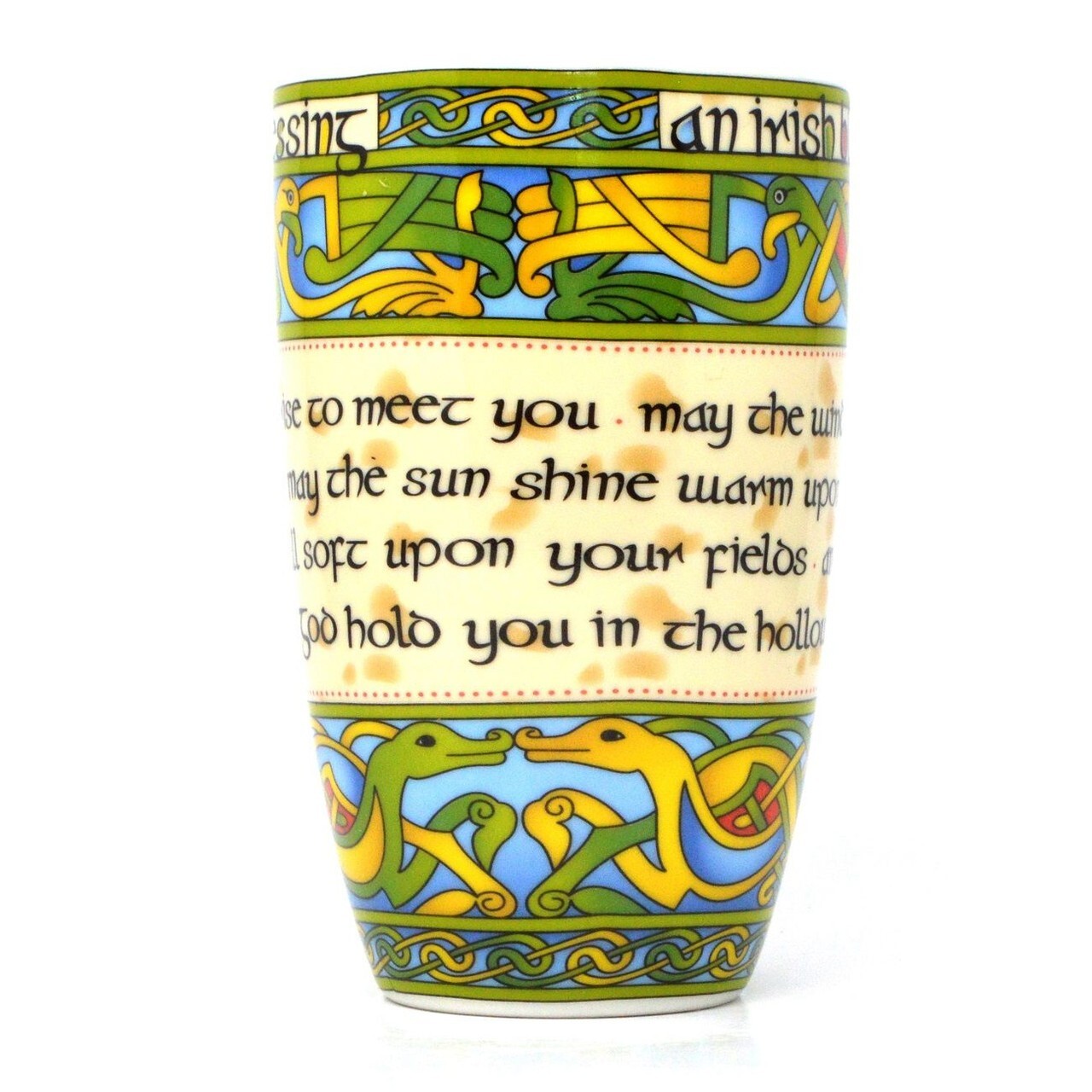 Irish Blessing Mug Celtic Design Capacity 400 ml/14 fl oz Tea Cup Coffe Mug gallery