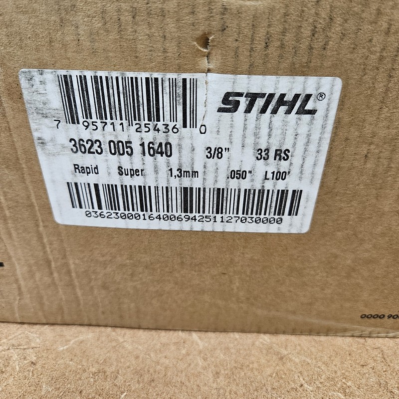 Stihl 100ft Roll 33RS Full Chisel "Rapid Super" Chain 3/8" .050 gallery