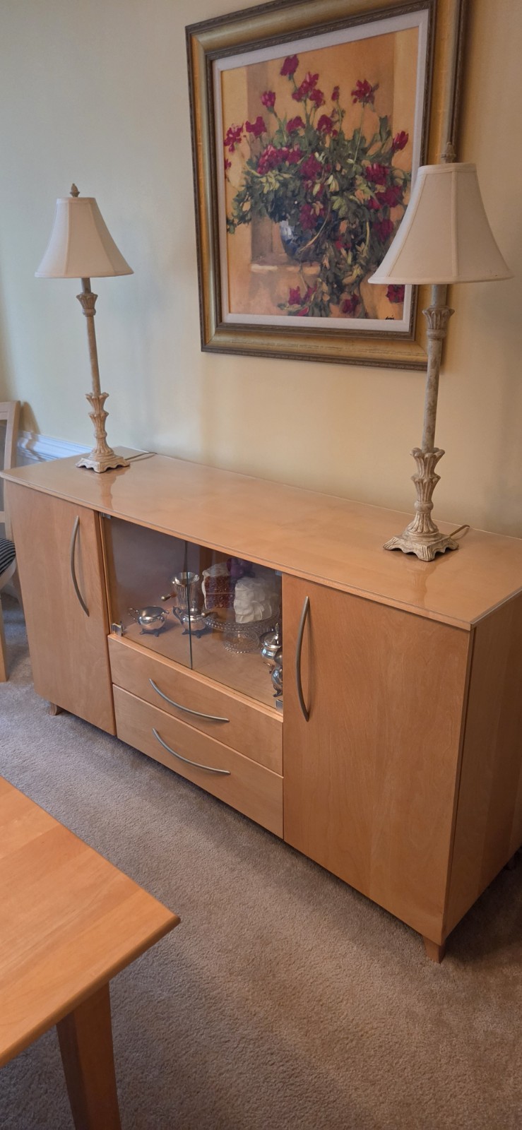 8 Piece Maple Dining Room SET, The Set also Includes 1 Leaf $350 gallery