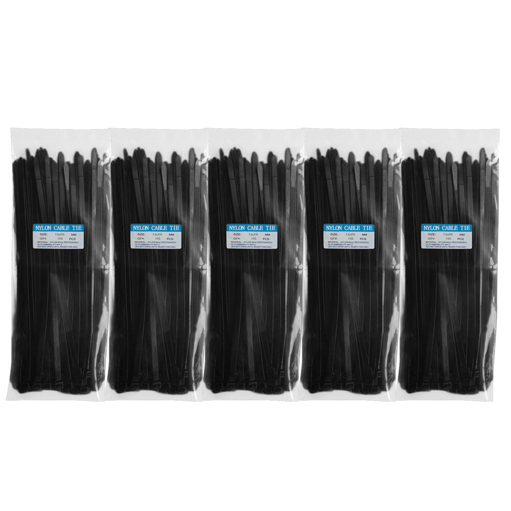 Heavy Duty Zip Ties Cable Self-Locking Nylon Cord Wire UV Resistant 120lbs Home gallery