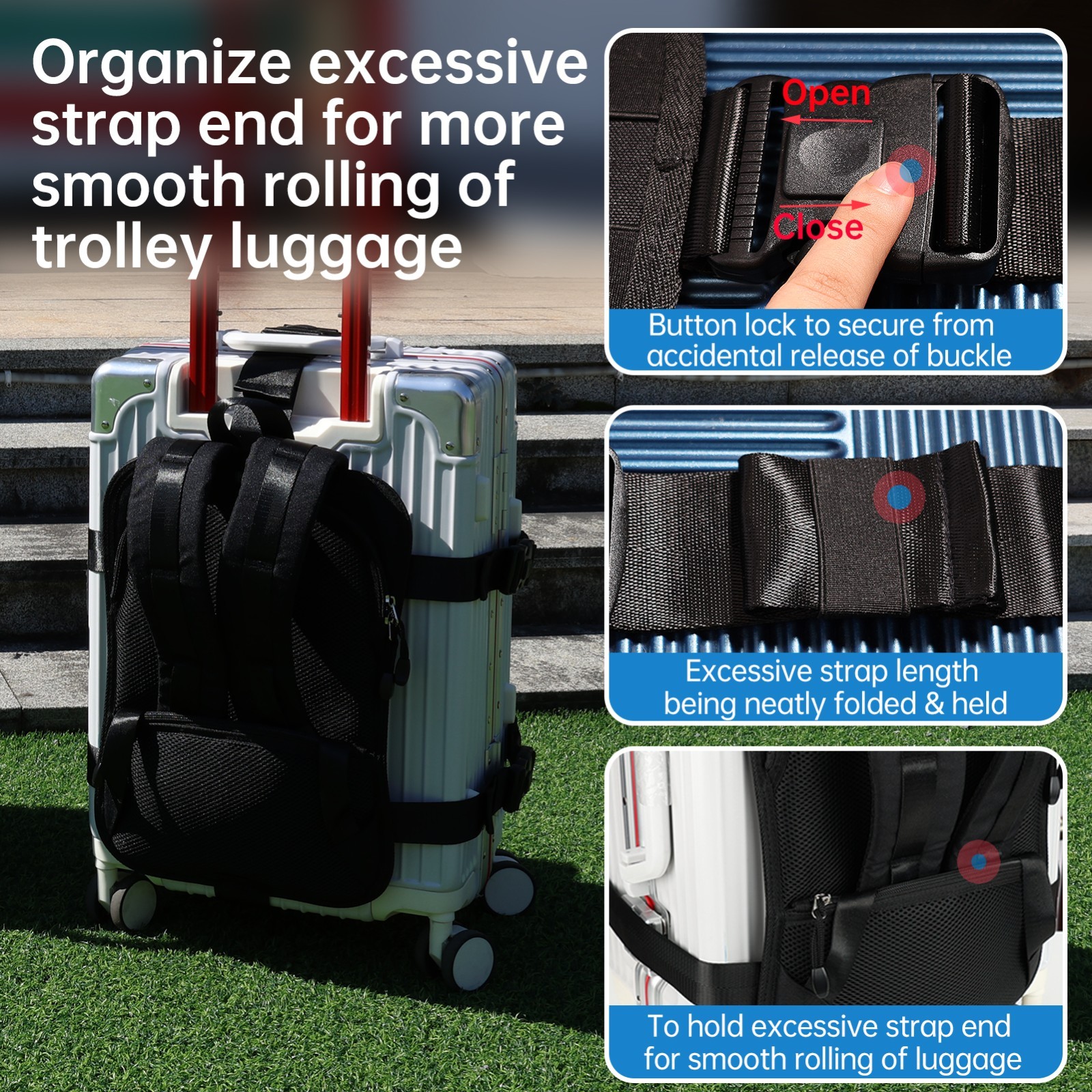 Backpack Carrying System with Adjustable Strap – for tool case or hand baggage. 5