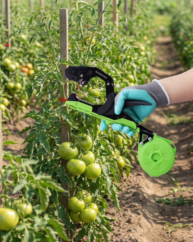 WORKPRO Plant Tying Machine Lightweight Tape Gun for Tying Vines & Support Plant gallery