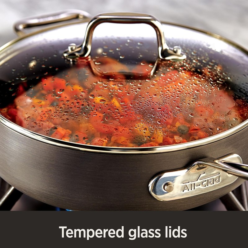 All-clad HA1 Hard Anodized Cookware Sets (Your Choice of HA1 5pc, 10pc and 13pc) gallery