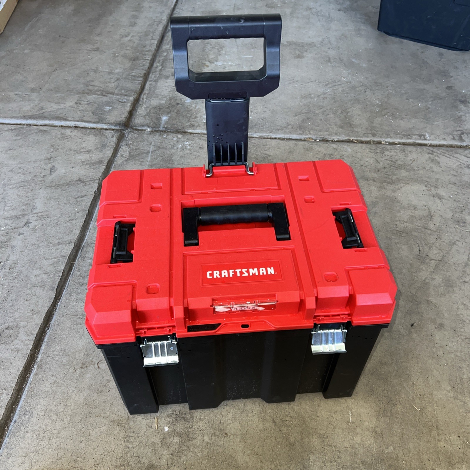 Craftsman VERSASTACK Wheeled Tool Box, Plastic, Red, 20 in W x 17 in D x 39 in H gallery