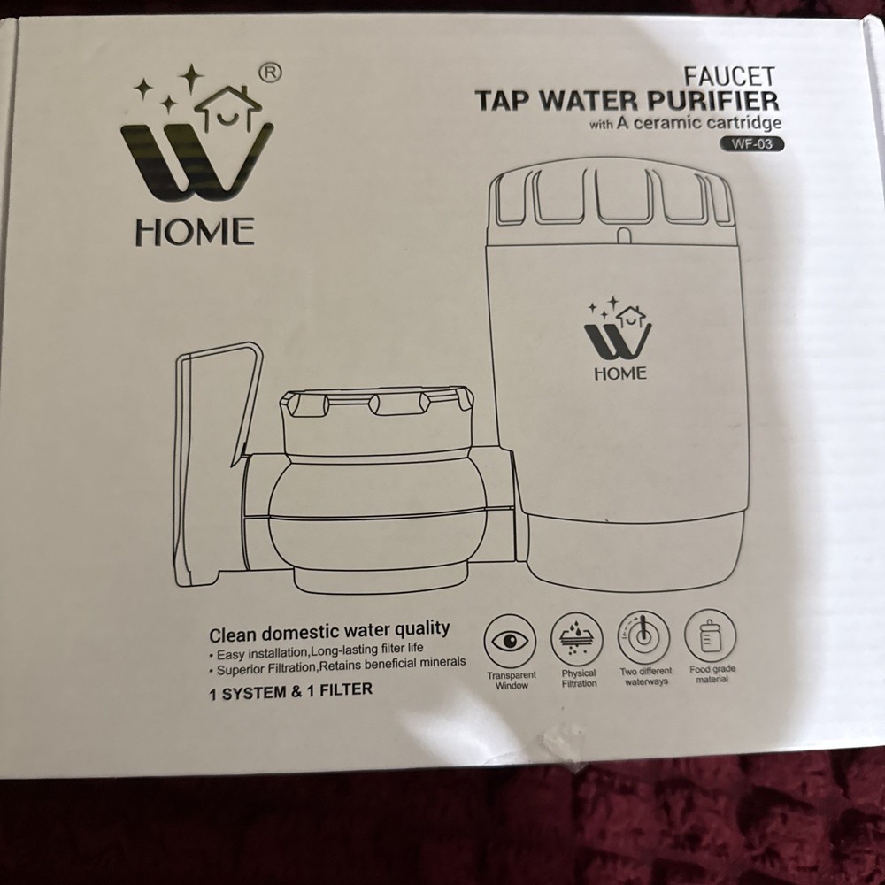 Faucet Filter, Highly Efficient Filtration Performance, Reduces Lead, Chlorin...