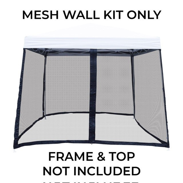 10x10 Pop Up Canopy Tent Slant Leg Mesh Screen Sidewalls Mosquito Net Walls gallery