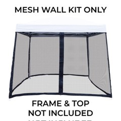 10×10 Pop Up Canopy Tent Slant Leg Mesh Screen Sidewalls Mosquito Net Walls