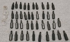 40pc #2 ×1″ HEX SQUARE DRIVE DRIVER BIT SET “OPEN STOCK ” NEW