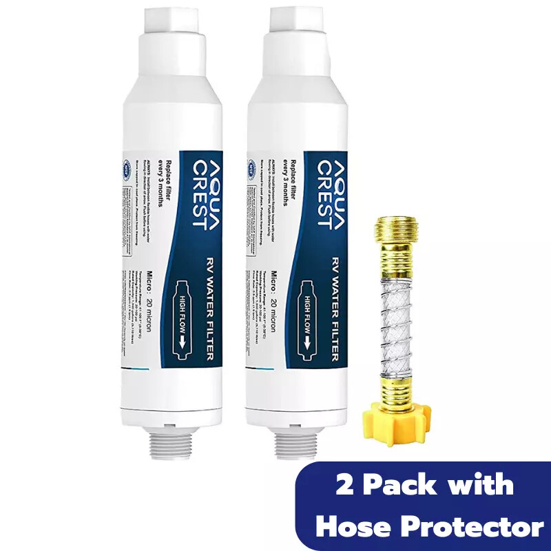 AQUA CREST RV Filter, RV Inline Hose Water Filter,Garden and Camper Water Filter gallery