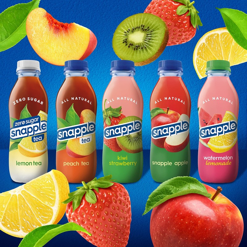 Snapple Zero Sugar Peach Tea 16 Fl Oz Recycled Plastic Bottle Pack Of 12 gallery