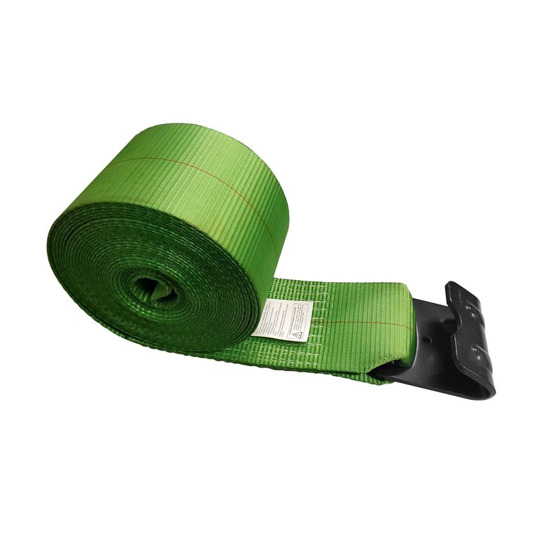 Heavy Duty 4" x 30' Winch Strap w/ Flat Hook Flatbed Truck Trailer Farm Tie Down gallery