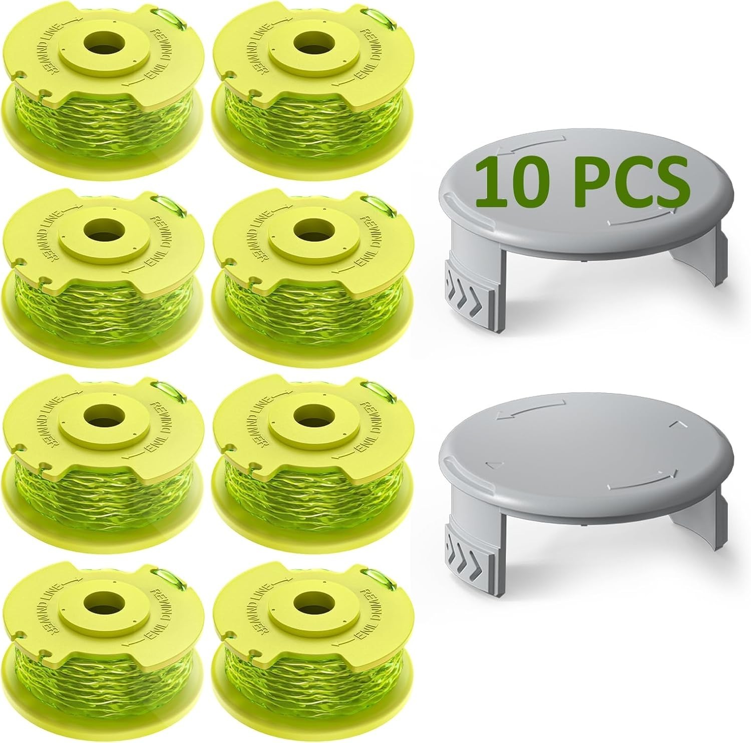 10 Pack Weed Wacker String Replacement Compatible with Ryobi One 10 PCS gallery