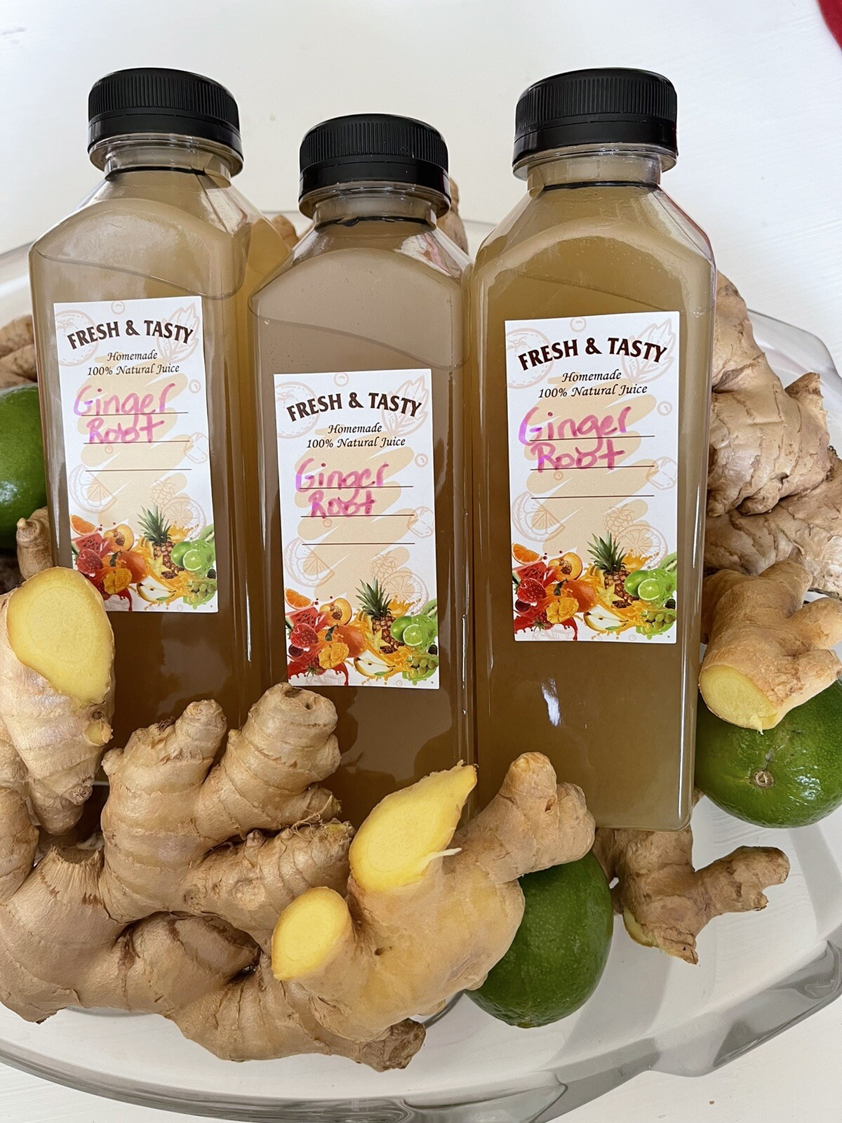 organic ginger juice -100% raw Ginger Flavor .Cold Pressed gallery