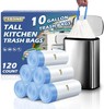 10 Gallon Trash Bags with Drawstring - 120 Count Heavy Duty 1.2 Mil Garbage Bags gallery