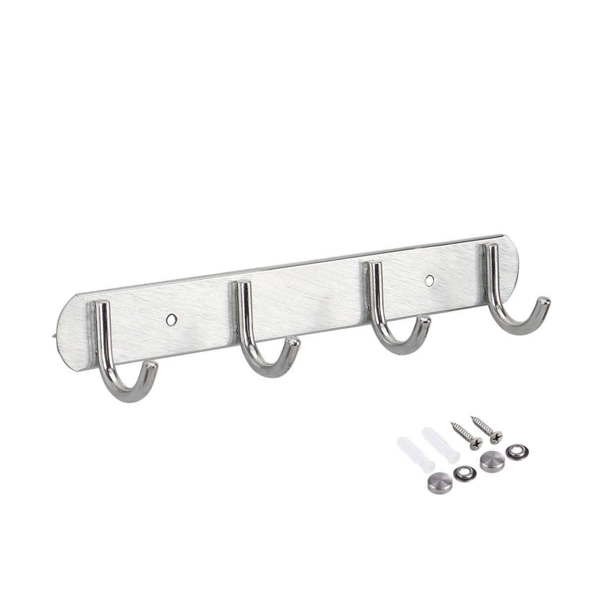 4/5/6 Hook Wall Mount Car Home Key Towel Hanger Holder Coat Robe Hat Clothe Rack gallery