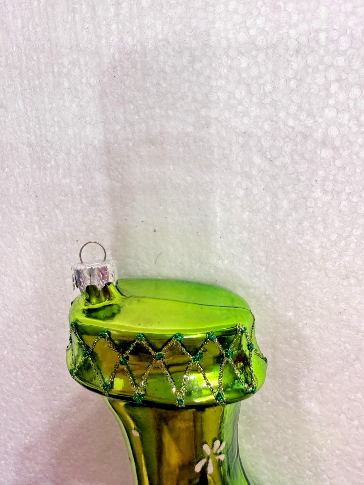 Whimsical Green Glass Boot ornament gallery