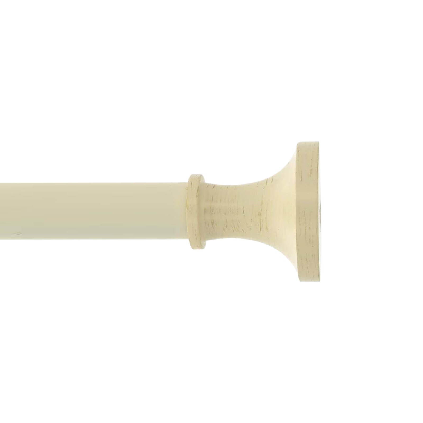 1In Dia Adjustable Single Drapery Window Curtain Rod With Sidra Finials 28”-120” gallery