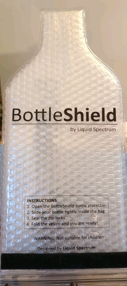 Liquid Spectrum Reusable Wine Protector Travel Bag by Bottle Shield