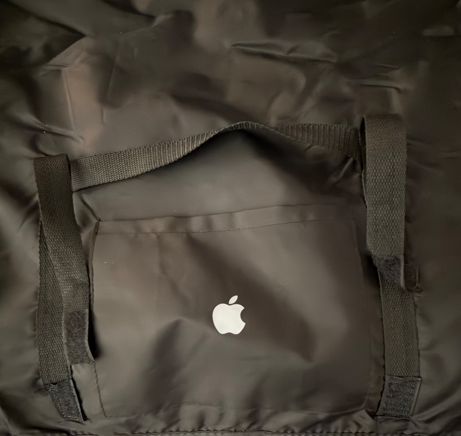 Apple Employee Folding Picnic Blanket - Black with Strap/Handle/Pocket gallery