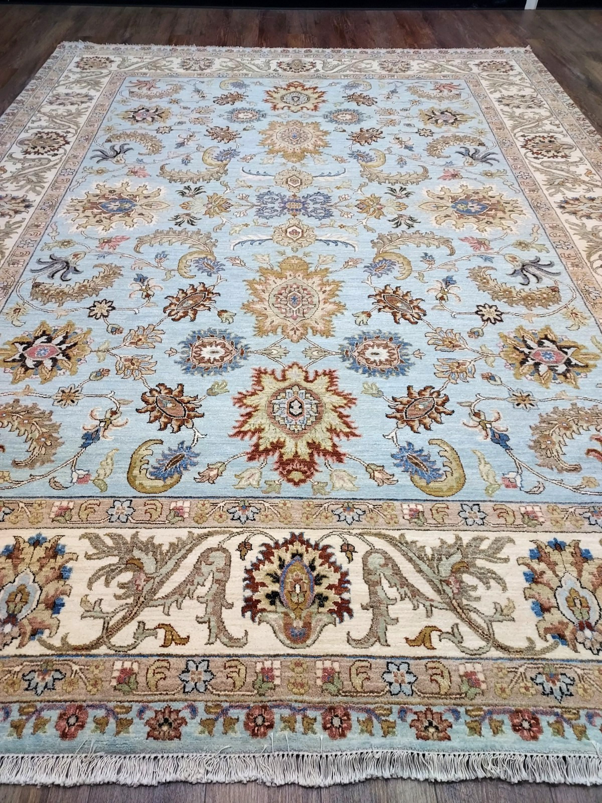 Turkish HandMade Bohemian Tradition Royal Design Turkish Rug 9x12 Ft gallery