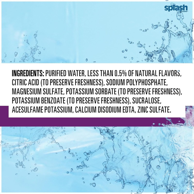 Hydrate with Zero Sugar: Acai Grape Electrolyte Enhanced Water Pack of 12 gallery