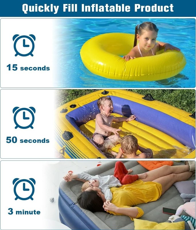 Efficient Quick-Fill Air Pump for Inflatables gallery
