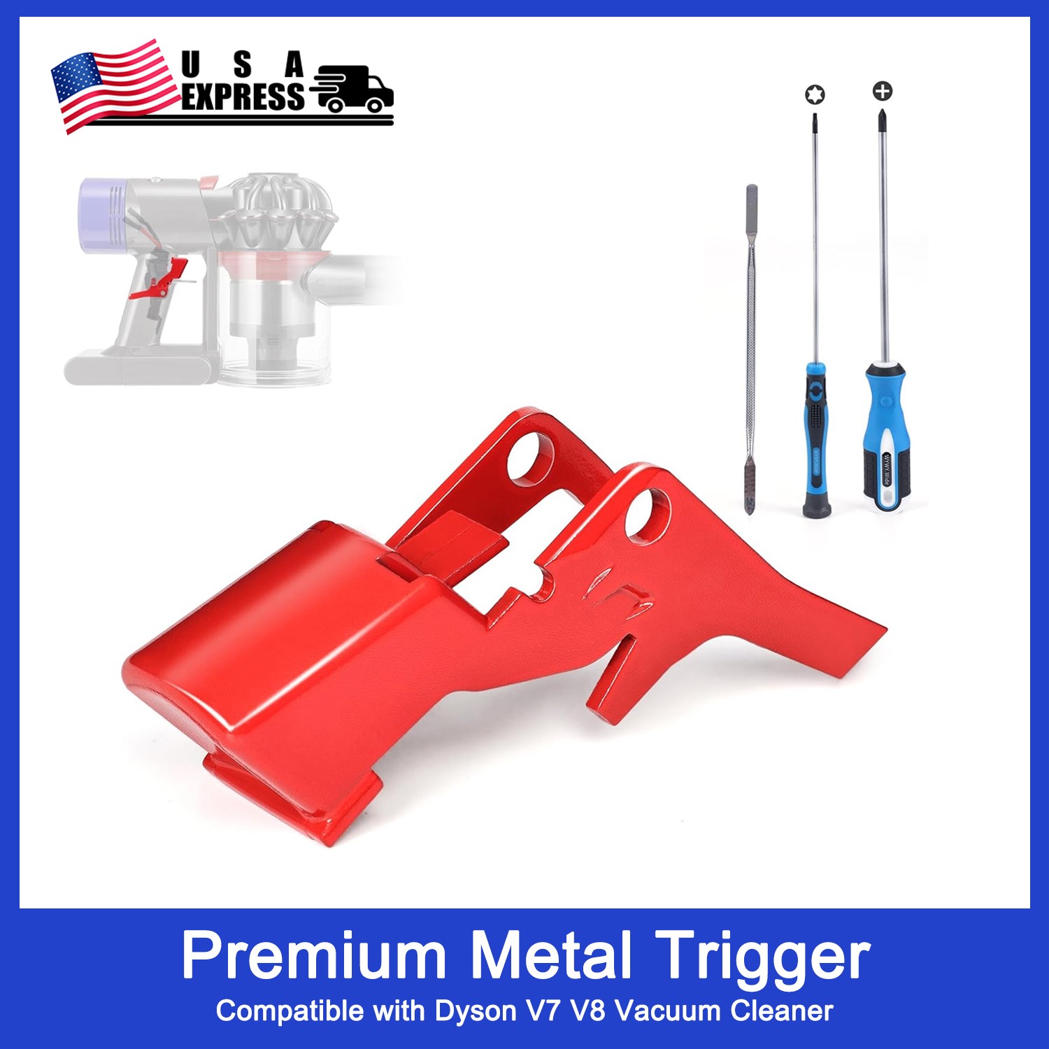 New Metal Trigger Switch for Dyson V7 V8 SV10 SV11 Power Switch Button Repair gallery
