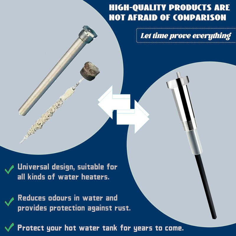 Powered Anode Rod, Electric Anode Rod, Powered Anode Rod for Water Heater, Redu gallery