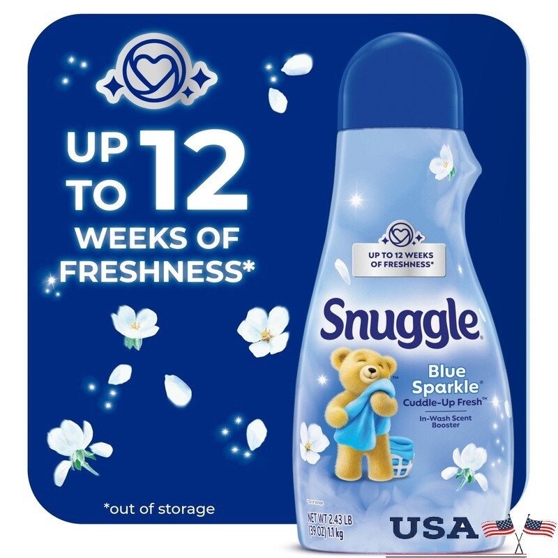 Laundry Scent Booster Crystals Fresh Clean Fragrance Blue Sparkle 12 Weeks New gallery