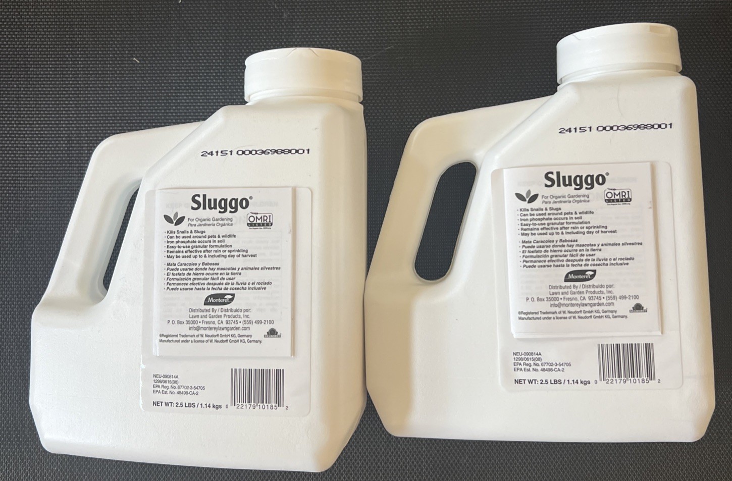 Monterey Sluggo Slug & Snail Pellets for Organic Gardening, 2.5 lbs - 2 Pack gallery