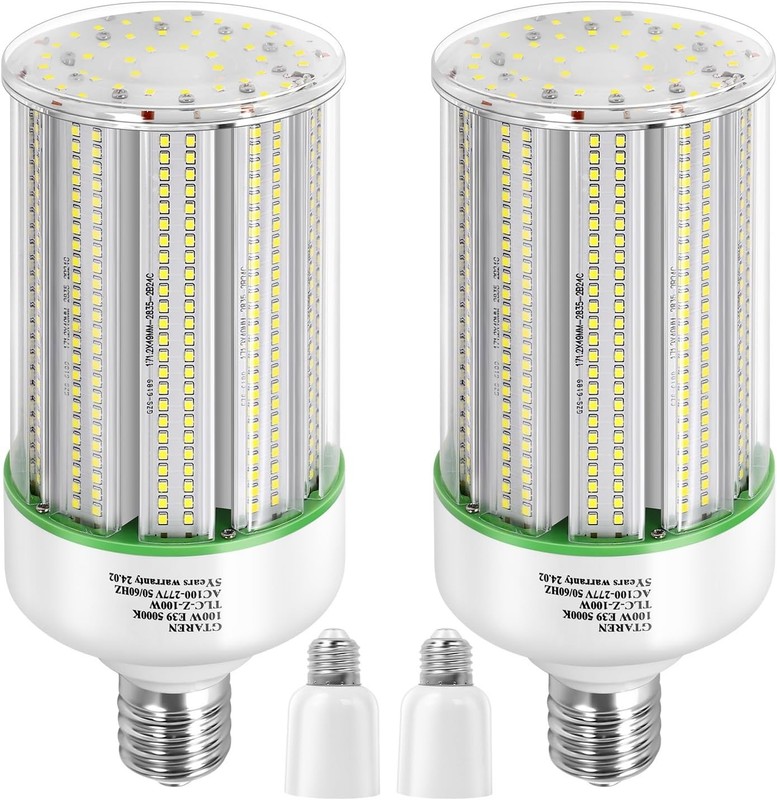High Efficiency 100W LED Corn Light Bulbs - 400W Metal Halide Replacement 2-Pack gallery