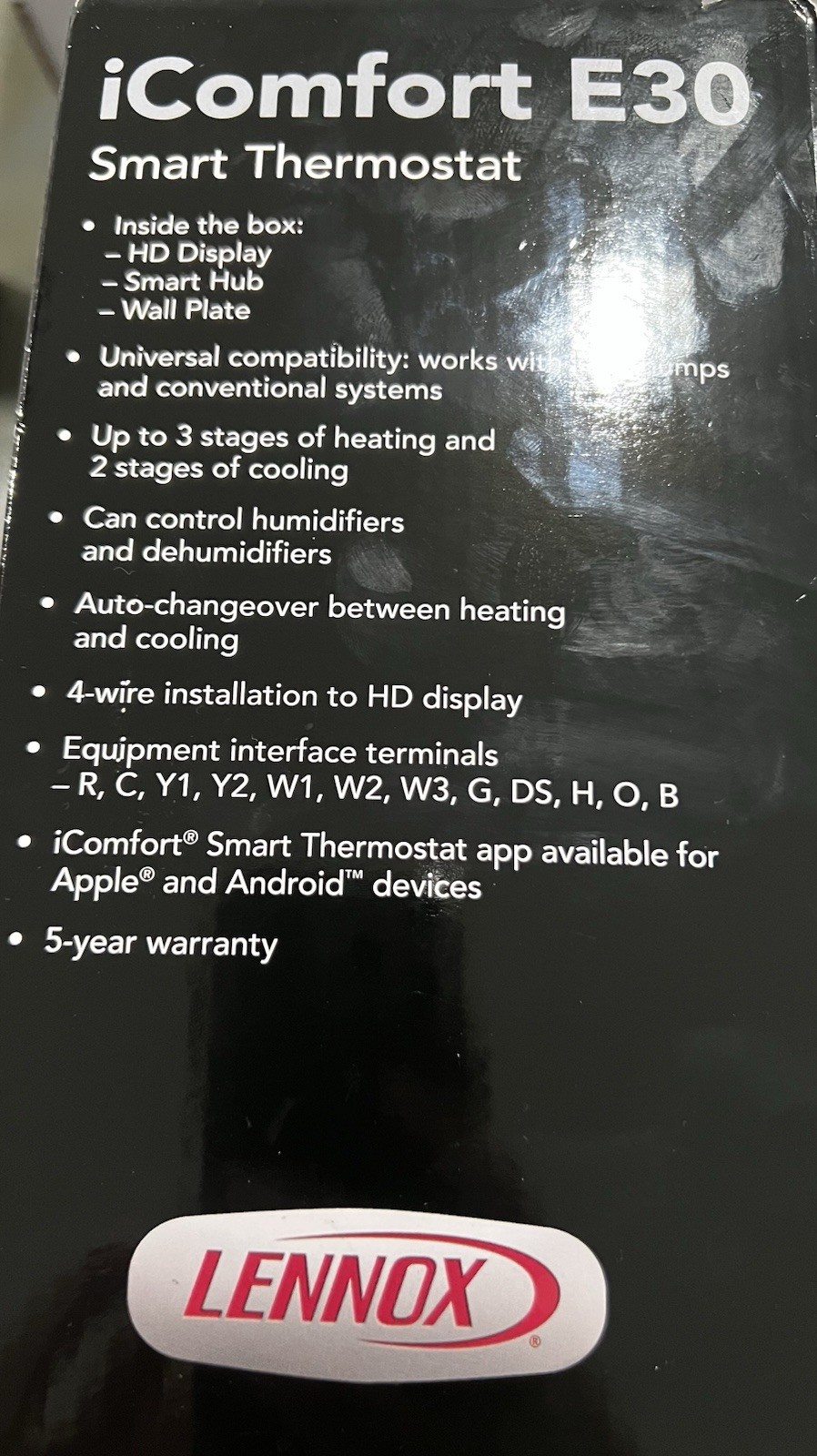 LENNOX iComfort E30 Smart 7 in Programmable Thermostat/SHIPS FAST!!!)) gallery