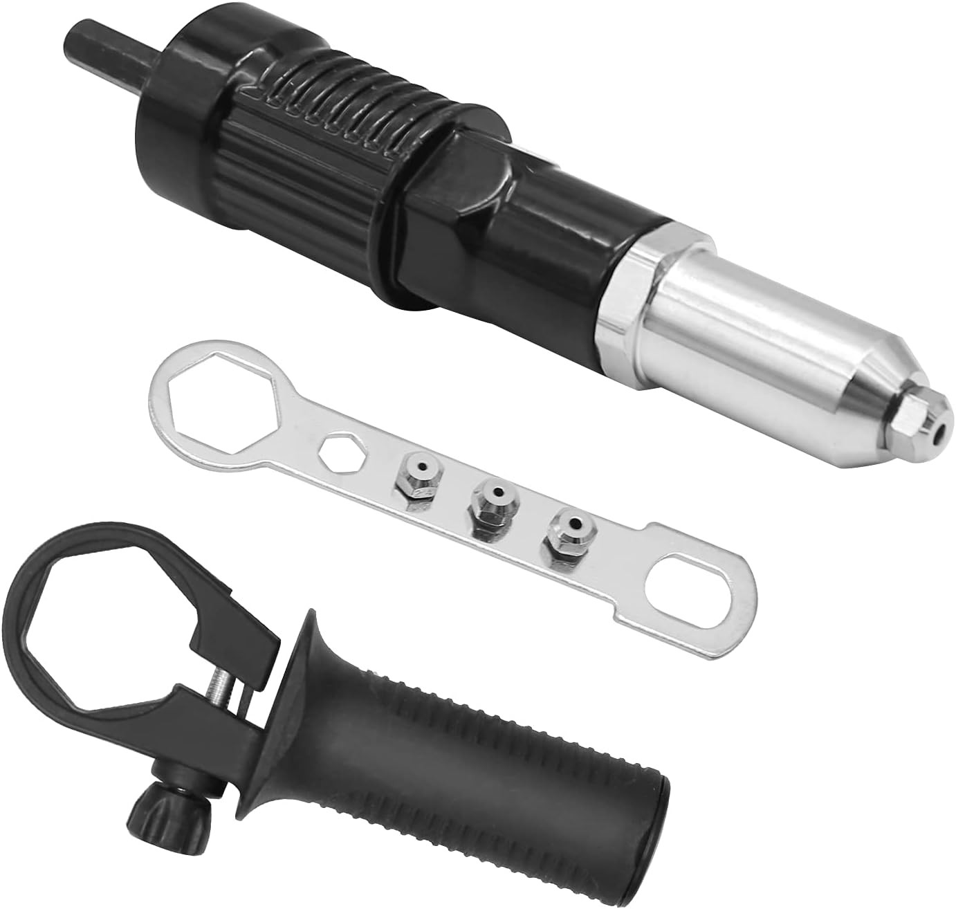 Electric Rivet Nut Gun Cordless Drill Pop Adapter Riveting Riveter Insert Tool gallery