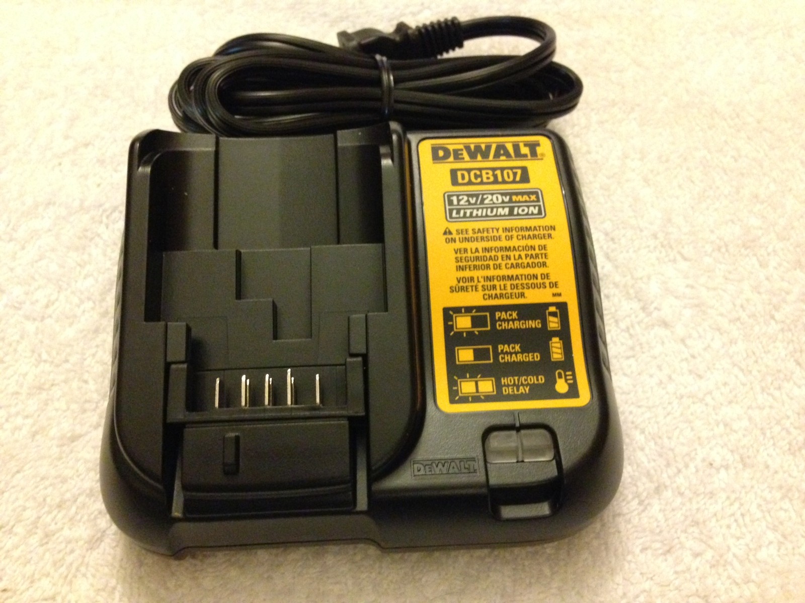 New Dewalt DCB107 12V & 20V Max Li-ion Battery Charger replaces DCB100 & DCB112 gallery