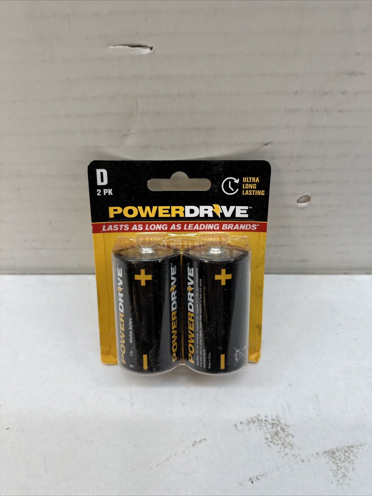 Powerdrive PD2D Size D 1.5v Batteries Extended Shelf Life - 2pack gallery