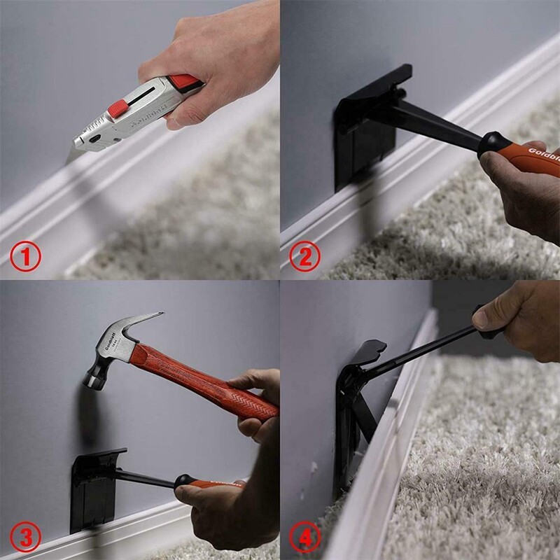 GOLDBLATT Molding Remover Tools Set Multi-tool Retractable Utility Knife Hammers gallery