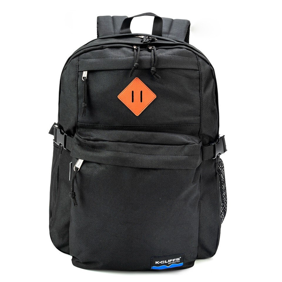K-Cliffs 18″Multi-Compartment School Backpack Daypack with Laptop Sleeve, 20PCS
