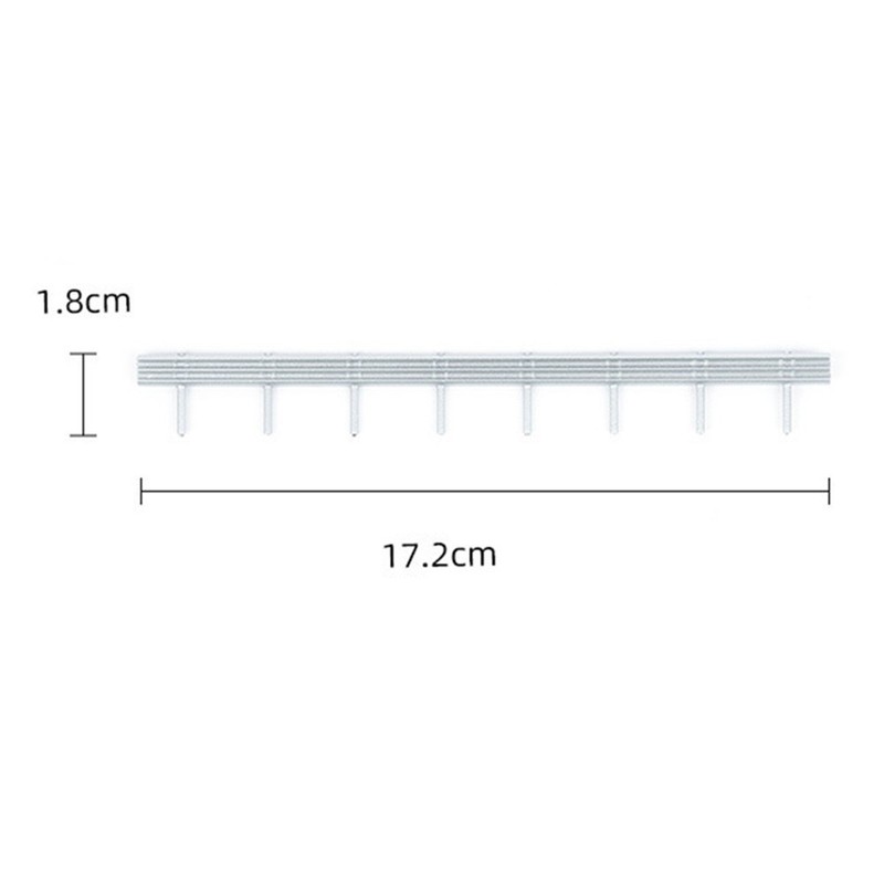 3pcs Plastic Guardrail Kit for Model Making 17.2cm 21.5cm 25cm Options gallery