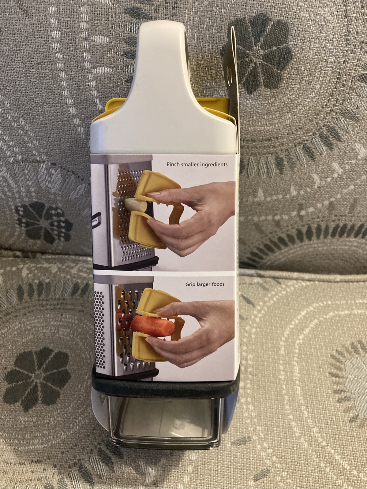 Joseph Joseph, Multi-Grip Grater, w/Precision Food Grip, Yellow gallery