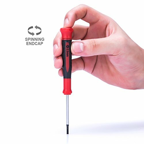 9-Pcs Precision Screwdriver Set, Phillips#0,00,000,Flat 1.5mm,2mm,2.5mm,T5,T6,T7 gallery