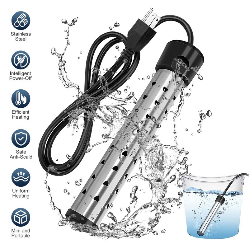 2000W Immersion Electric Heater Portable Water Heater Fast Heating for Buckets gallery