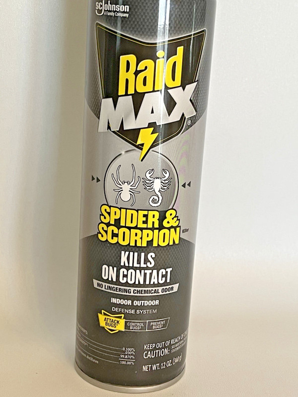 Raid Max Spider & Scorpion Killer Bug Spray 12 oz. Indoor & Outdoor gallery