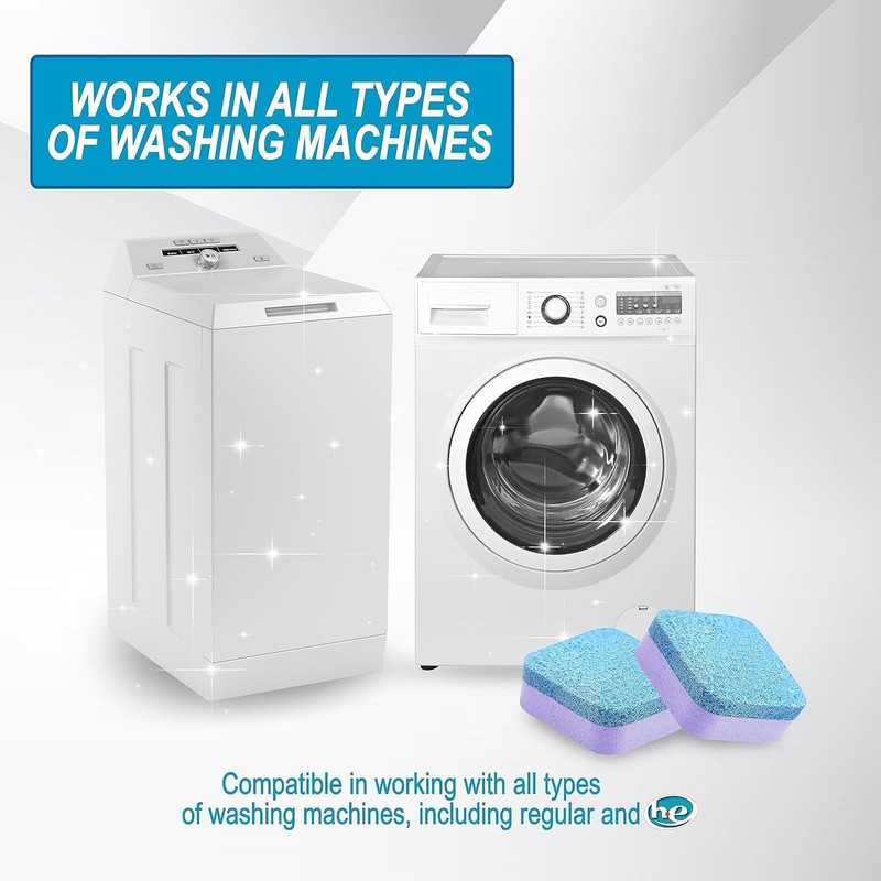 Washing Machine Cleaner Tablets 24 Count, Lavender gallery