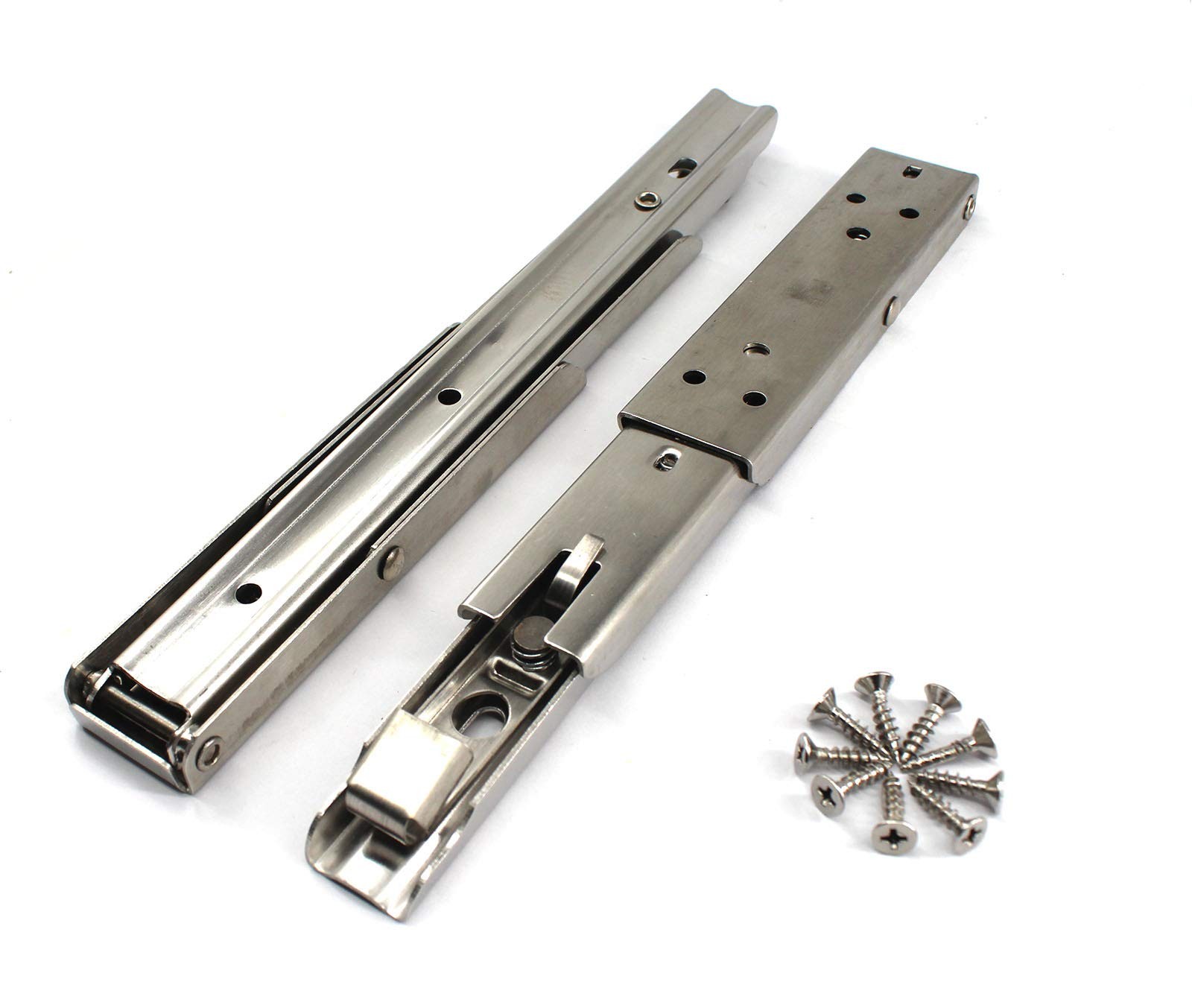 Foldable Heavy Duty Shelf Bracket 8 inch 304 Stainless Steel 2 Pack Wall gallery